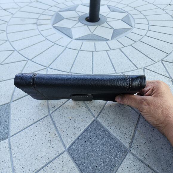 Fossil Emma Pebbled Leather Bi-Fold Wallet Clutch - Picture 9 of 12